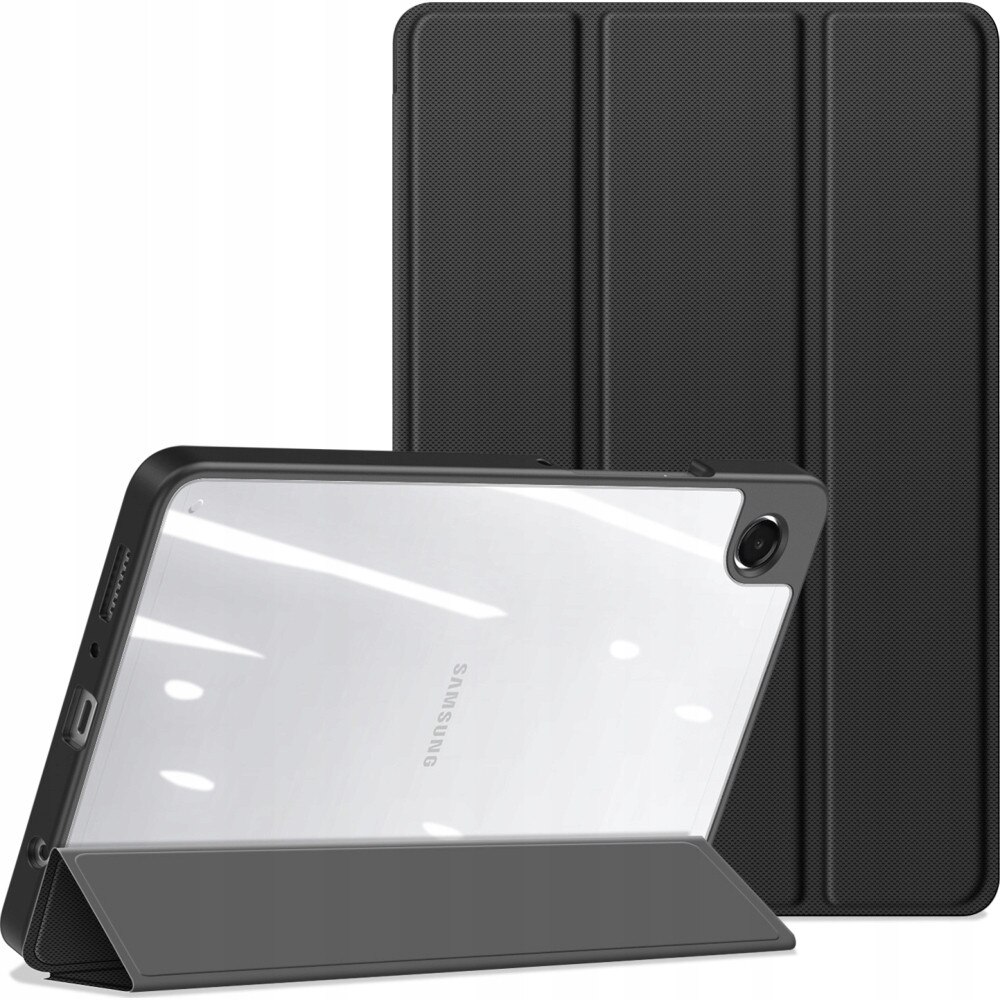 Etui Dux Ducis pentru Galaxy Tab A11/A9, deschis, negru