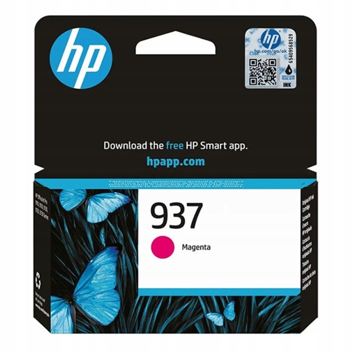 Eredeti HP 937 tintapatron, magenta, 800 oldal