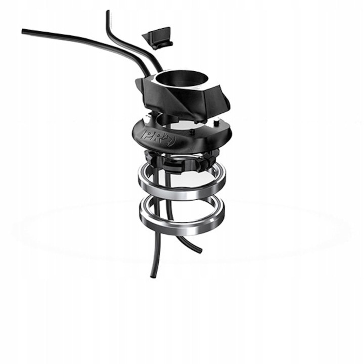 Cuvete 1.5 inch, PRO, negru, cu rulmenti din otel inoxidabil
