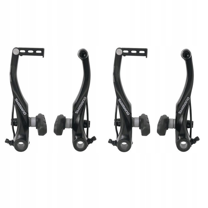 Set 2x Frane V-BRAKE BR-T4000, Shimano, pentru biciclete trekking, M65T4, cu suruburi de montaj