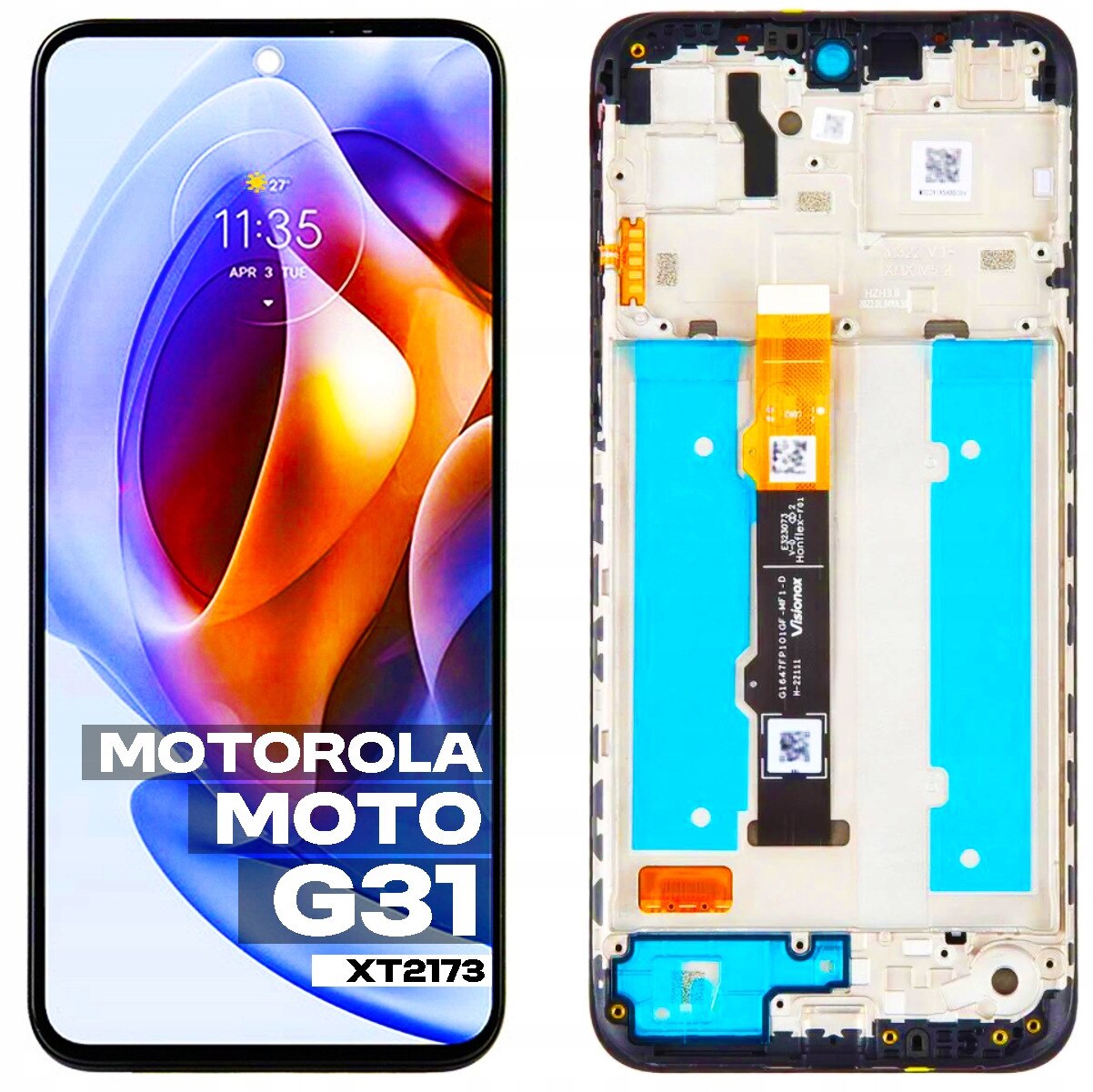 Display LCD + Ekran tactil Tradebit pentru Motorola Moto G31, OLED, 5.0 ...