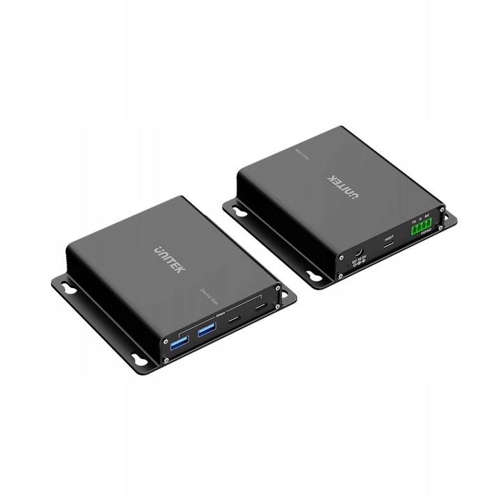 USB хъб Unitek U1337B, 7 порта, 5Gbps, 100м, черен