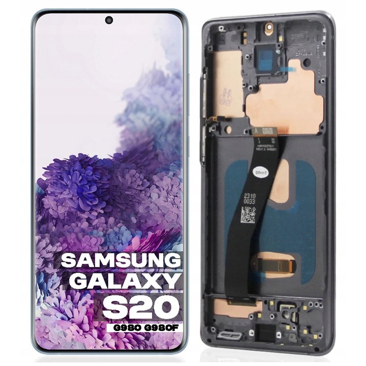 Ecran LCD pentru Samsung Galaxy S20 G980 G980F Incell, 6.20", negru