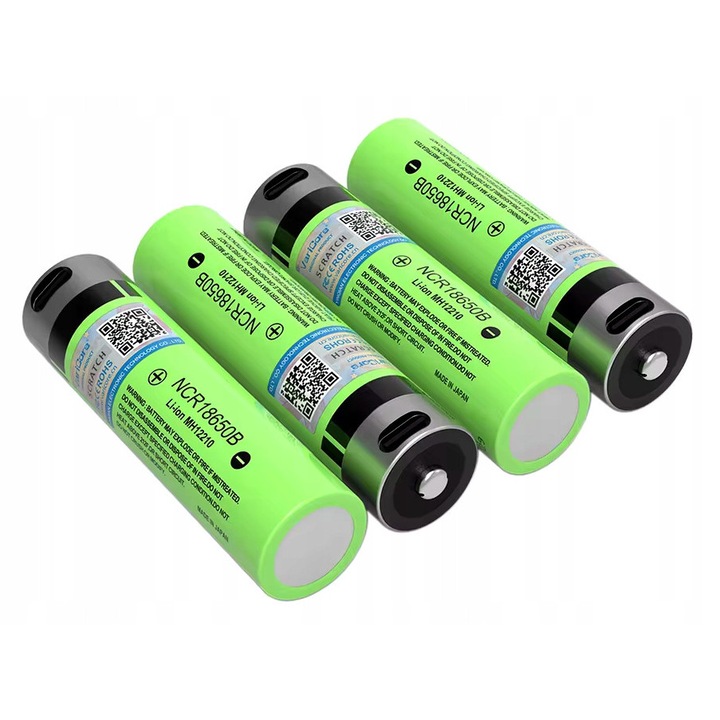 VariCore VC-P34 18650 3.7V Li-ion 3400mAh akkumulátor szett, 4 db