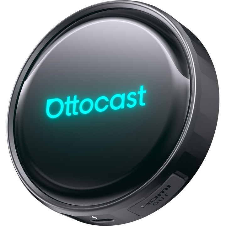 Безжичен адаптер Ottocast OttoAiBox P3 Pro, за Android Auto, Apple CarPlay