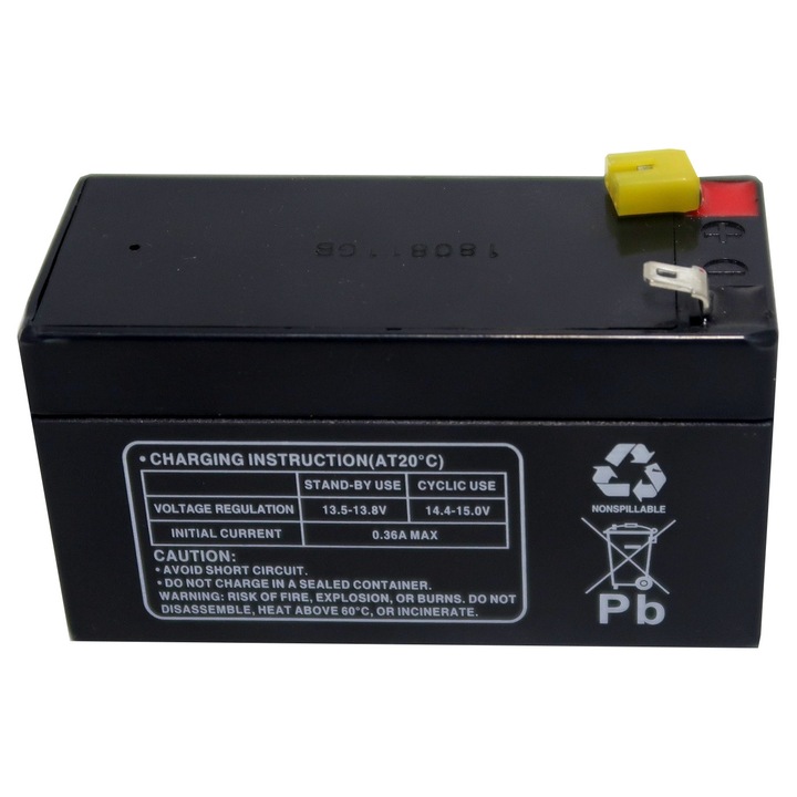 Akumulator Multipower MP1.2-12 12V 1,2Ah AGM 97x43x53mm