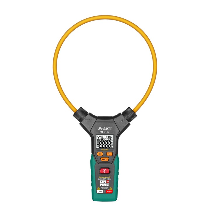 ProsKit MT-3112 lakatfogó, True RMS, AC/DC, hőmérséklet, frekvencia, kapacitás, ellenállás, LCD 5999
