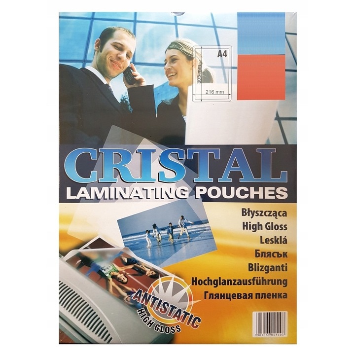 Argo A5 matt lamináló fólia 2x80mic, 100 darabos készlet