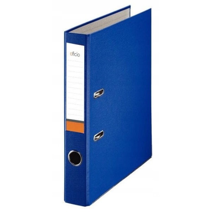 Set 10 x Dosar de birou Oficio A4 50mm, albastru