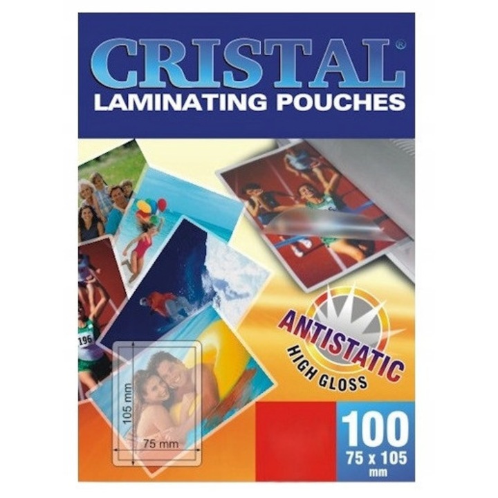 Argo antisztatikus lamináló fólia 2x80m, 100 darab, 7.5x10.5cm, fényes