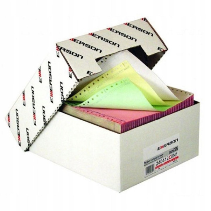 Hartie copiator, Emerson, 360x12", 1+1, 60g/m2, 900 coli