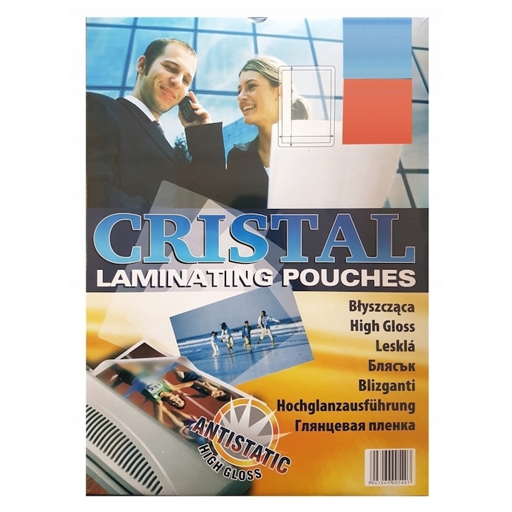 Argo A4 lamináló fólia 216x303mm 125mic, 100 darabos szett, antisztatikus