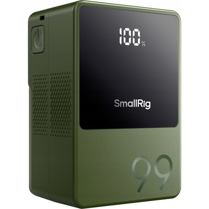 Acumulator V-Mount, SmallRig 4930 VB99 Mini 6,8Ah 99Wh D-Tap USB-A, USB-C, verde