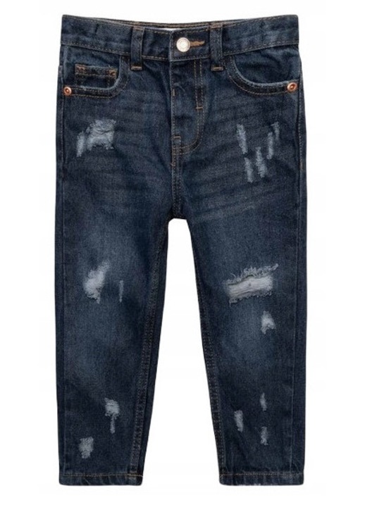 Pantaloni copii Minoti jeans albastru, model MOM