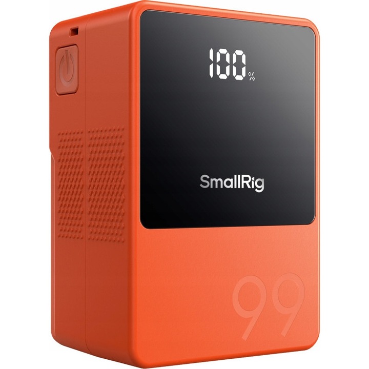Батерия V-Mount SmallRig VB99 Mini 6,8Ah 99Wh D-Tap USB-A USB-C оранжева