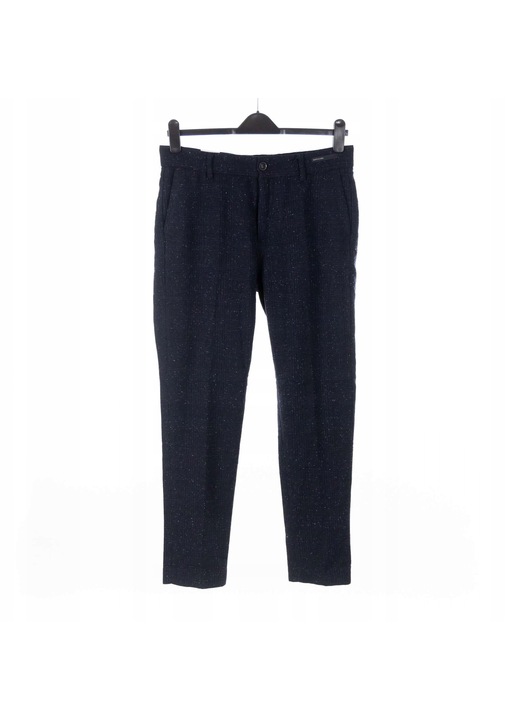 Pantaloni barbati Scotch & Soda, poliester/lana/elastan, Albastru, W31-L32