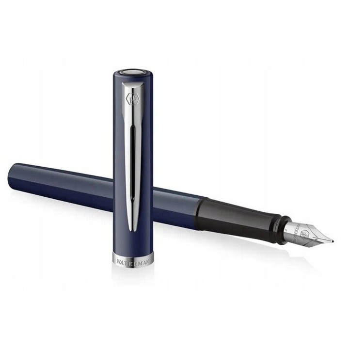 Stilou Waterman Impression, albastru, inox, 1 buc.