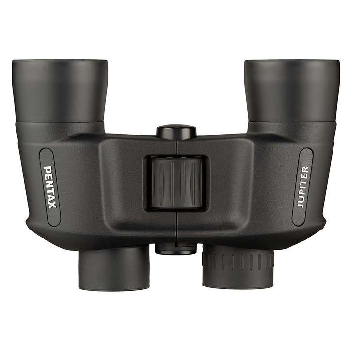 Binoclu Pentax Jupiter 8x40, 8x marire, 40mm diametru, negru, set cu husa si curea