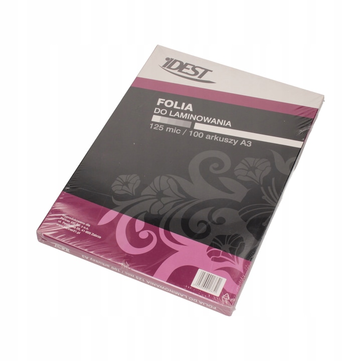 Argo A3 lamináló fólia 2x125mic, fényes, 100 darabos szett, 303x426mm