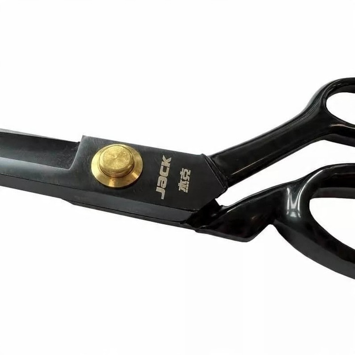 Foarfeca de croitorie, Jack 23 cm, otel forjat, pentru taiere precisa, neagra