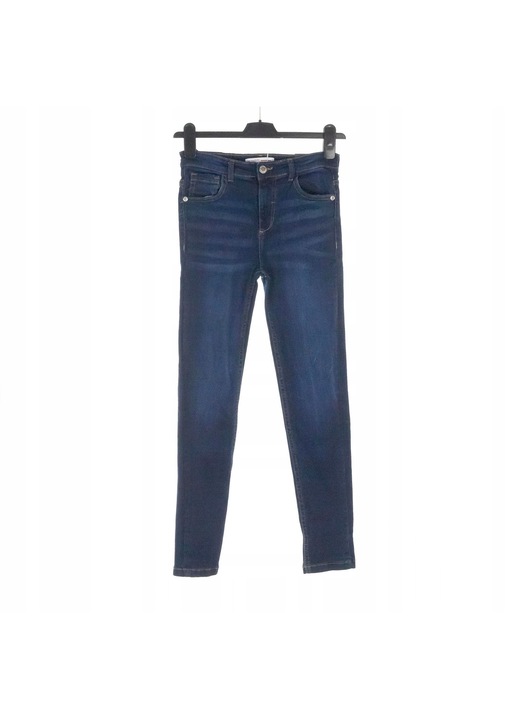 Pantaloni copii Minoti, jeans skinny, albastru, 146 CM