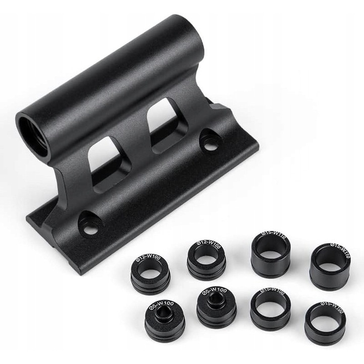 Suport bicicleta auto, negru, 11x4x6,2cm, cu adaptoare