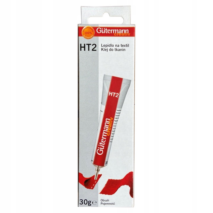 Комплект лепило за текстил Gutermann HT2, 5 туби x 30 г, устойчиво на пране, лесно за нанасяне