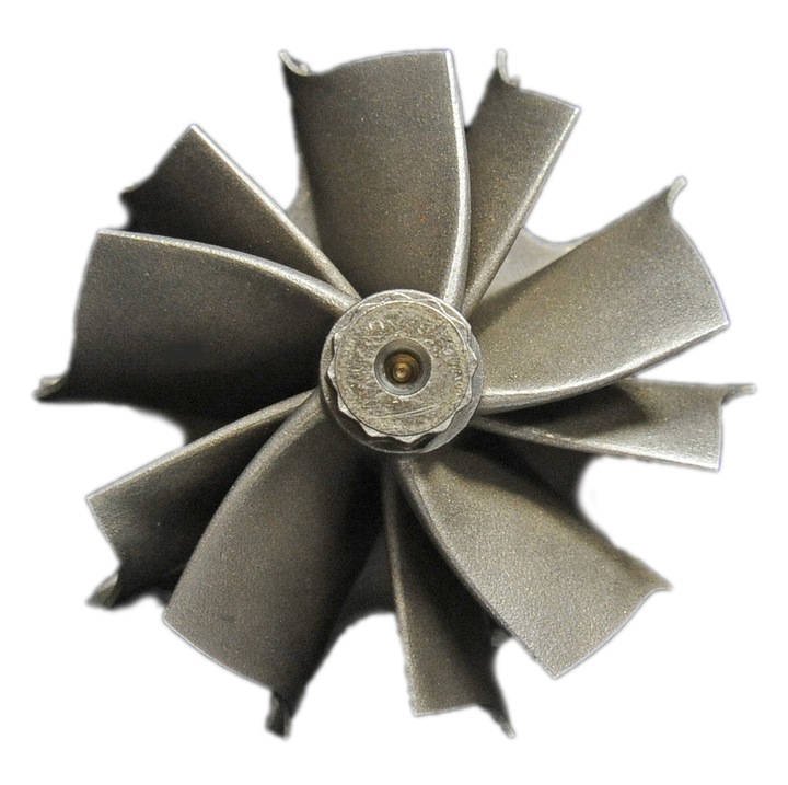 Turbina TTS, nagy áramlású rotor 5+5 lapáttal, 45.6x52cm
