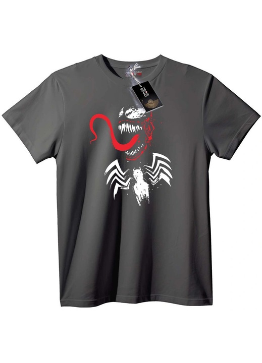 Tricou Venom Spider-Man, Gri