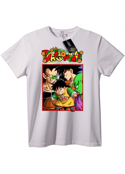 Dragon Ball Z Hősök póló, Fehér, L