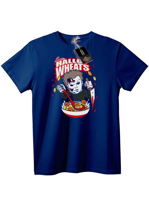 Tricou Halloween Recoltă, Bleumarin