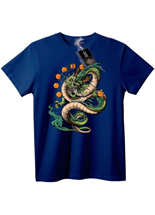 Tricou Shenron din Dragon Ball, Albastru închis, 6XL