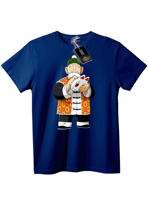 Tricou Master Roshi din Dragon Ball, Albastru închis, 6XL
