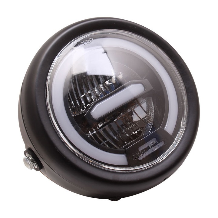 Far motocicleta LED, lumini de zi, alb, accesorii moto