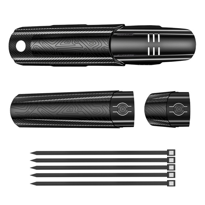 Aparatori bicicleta, waterproof, detasabile, set cu panouri extensibile, multicolor