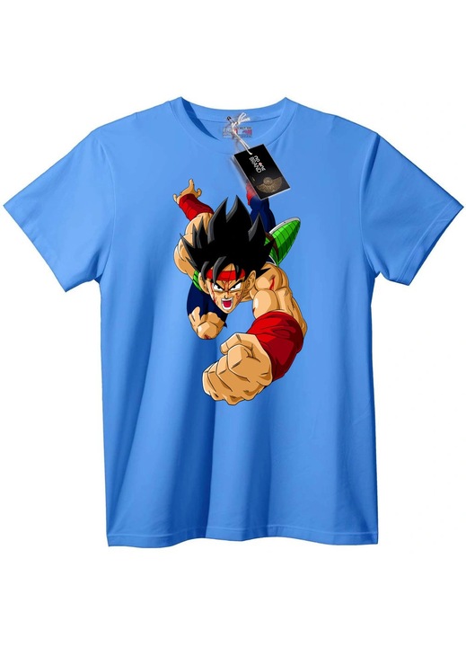 Goku Anime póló, Világoskék, 3XL