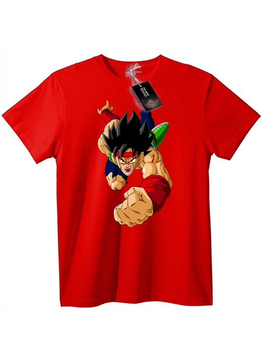 Goku Anime póló, piros, 4XL