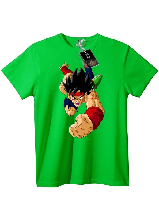 Goku Anime póló, Világoszöld, 5XL