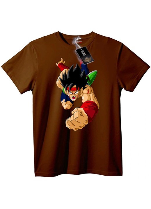 Goku Anime póló, barna, 6XL