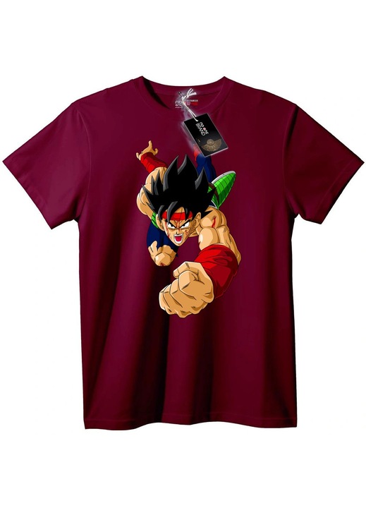 Goku Anime póló, bordó, 3XL