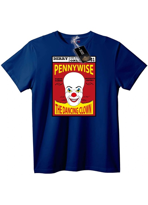 Tricou Pennywise Clovnul Dansator, Bleumarin