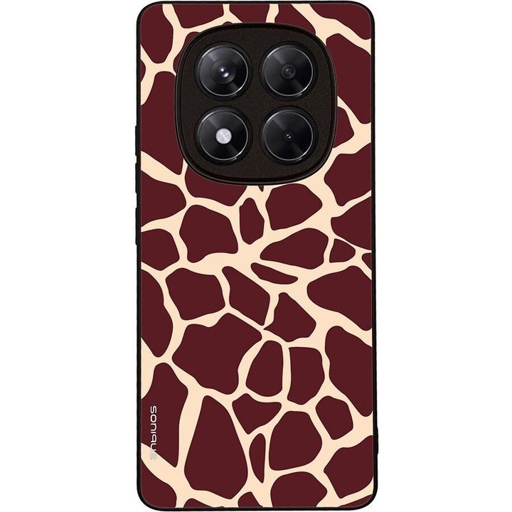 Husa telefon Sonique Animal Print Series, Giraffe 03, silicon, 10x15x1cm