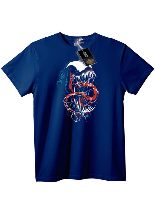 Tricou Venom - Marvel Simbiot, Bleumarin