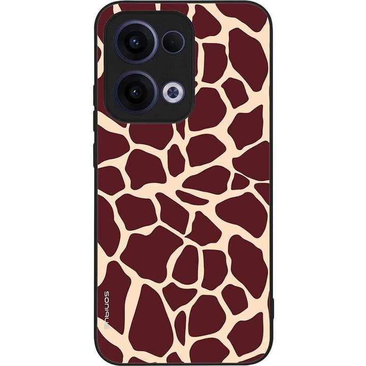 Husa telefon Sonique Animal Print Series, design animal print, silicon, pentru Oppo Reno13 5G