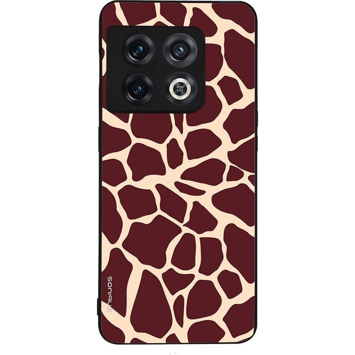 Husa telefon Sonique Animal Print Series, Giraffe 03, silicon, multicolor, pentru Oneplus 10 Pro 5G