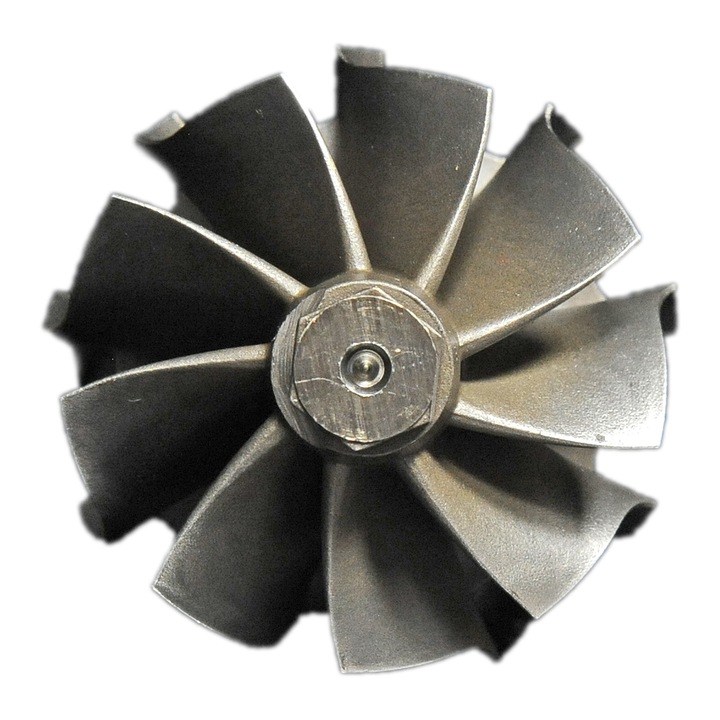 TTS autóturbina, 9 lapátos, nagy áramlású rotor, 42x46mm