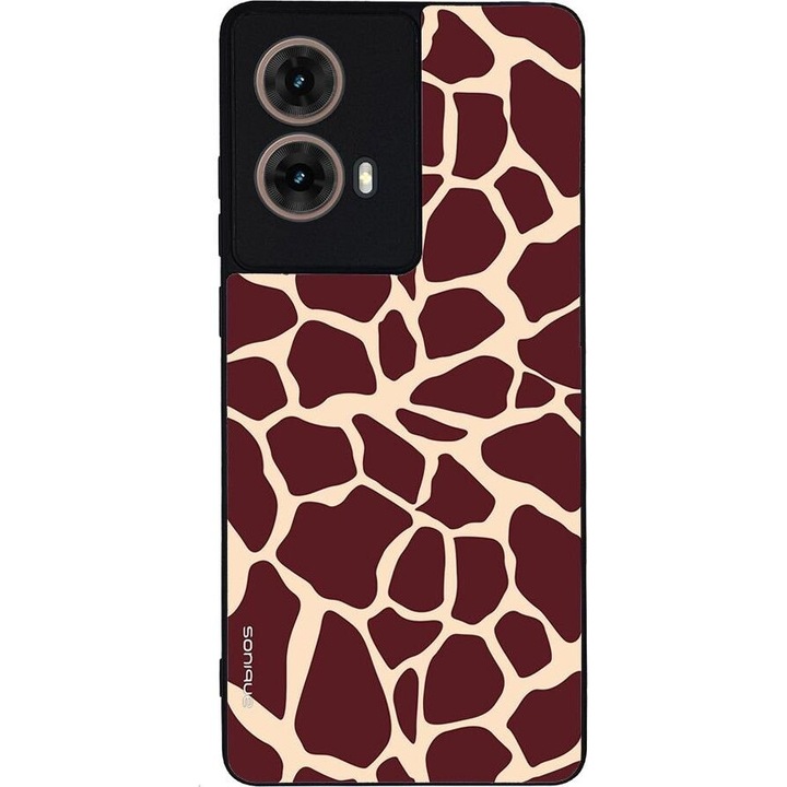 Husa telefon Sonique Animal Print Series, design animal print, silicon, 5G, pentru Motorola Moto G85, multicolor