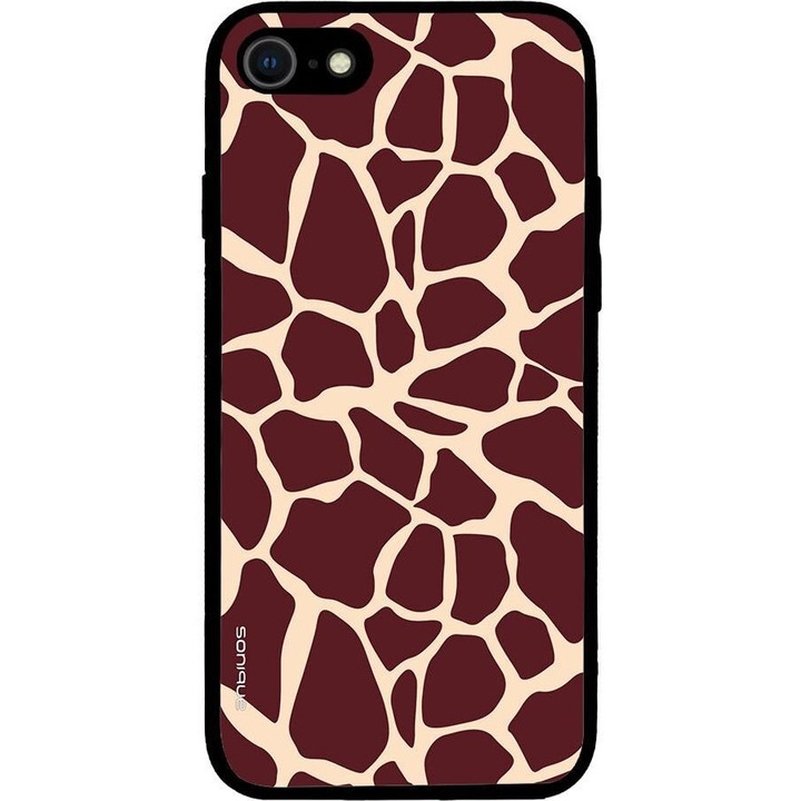 Husa telefon Sonique Animal Print Series, Giraffe 03, silicon, 7x14cm
