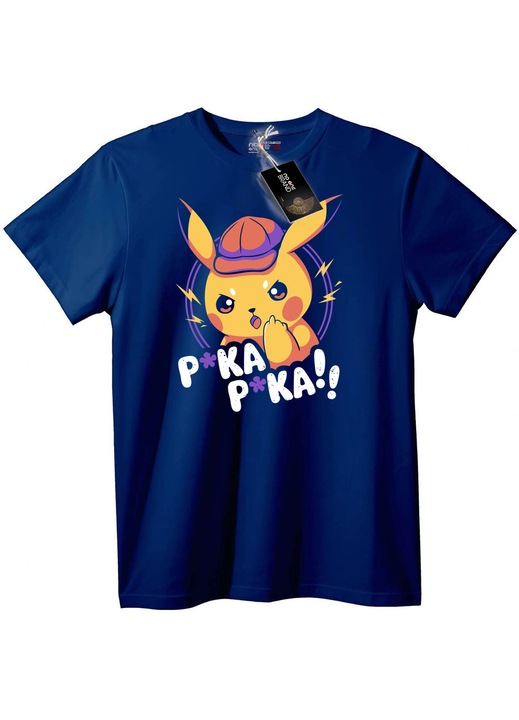 Tricou Pikachu P*KA, Bleumarin