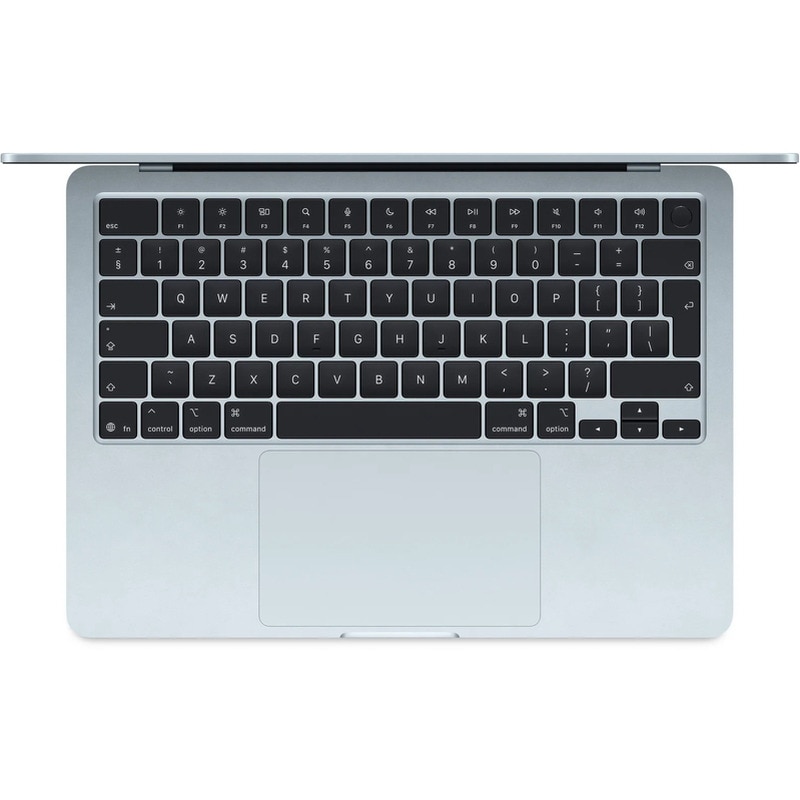 Laptop Apple MacBook Air 13, Procesor Apple M5 chip 10-core CPU, 10-core GPU, 13.6" WQXGA, 32GB, 2TB, layout INT, Mac OS Albastru deschis